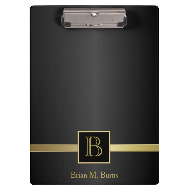 Porte-bloc Conception de monogramme (Devant)