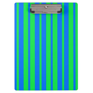 Porte-bloc Conception de motif rayé stylé bleu vert