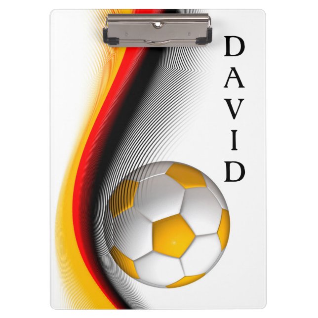 Porte-bloc Conception de soccer (Devant)