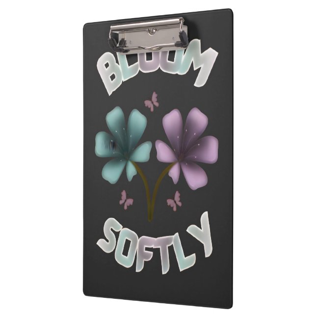 Porte-bloc Conception florale de printemps Bloom Softly Paste (Gauche)