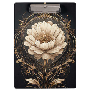 Porte-bloc Conception florale élégante avec motifs ornés