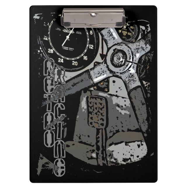 Porte-bloc Conception Graphique Détails Ancien Bolide de Cour (Devant)