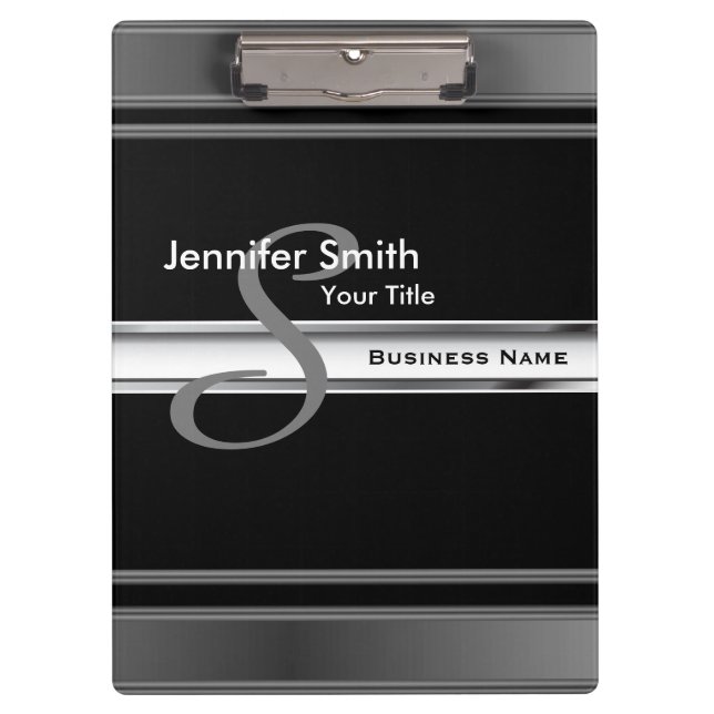 Porte-bloc Conception professionnelle Monogramme (Devant)