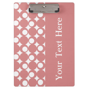 Porte-bloc Conception rose de boule de mod avec le texte fait