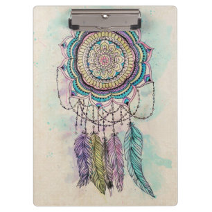 Porte-bloc conception tribale de mandala de dreamcatcher de