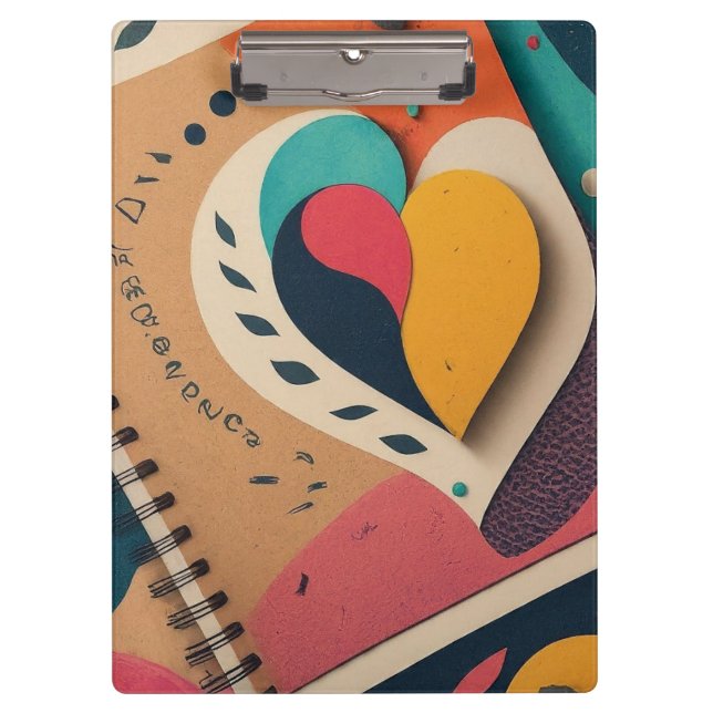 Porte-bloc Conçu en coeur (Devant)