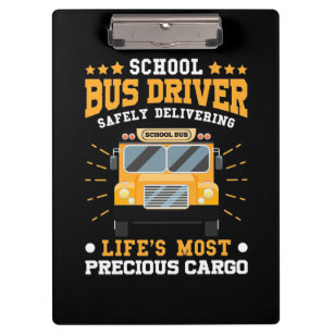 Porte-bloc Conducteur de bus scolaire en toute sécurité