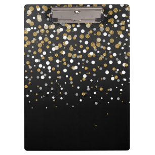Porte-bloc Confettis girly assez modernes de parties