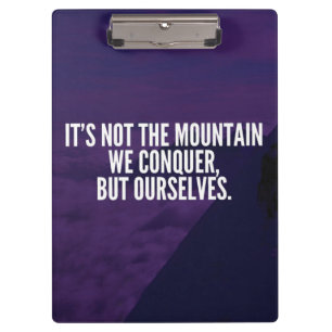 Porte-bloc Conquer la montagne - Motivation