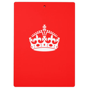 Porte-bloc CONSERVEZ LE SYMBOLE DE LA COURONNE CALME sur le f