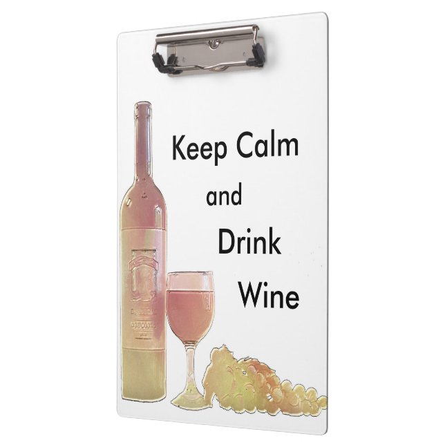 Porte-bloc Conservez le vin calme (Gauche)