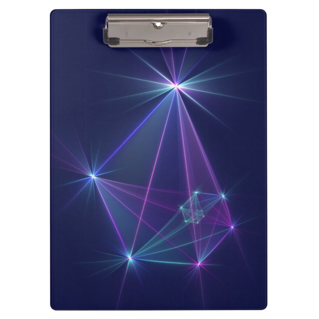 Porte-bloc Constellation, Art Fractal Abstrait Fantastique (Devant)