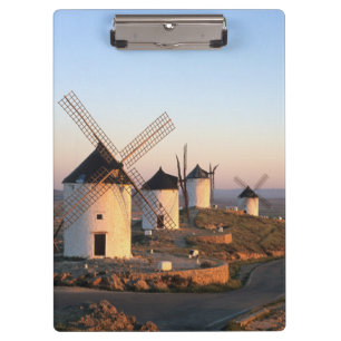 Porte-bloc Consuegra, La Mancha, Espagne, moulins à vent