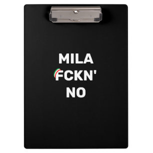 Porte-bloc Cool MILANO - Mila Fckn Non avec drapeau