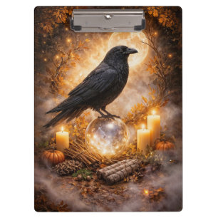 Porte-bloc Corbeau sorcière beau mystique magique