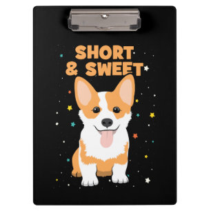 Porte-bloc Corgi - Petit et sucré, Dessin de chien mignon, No