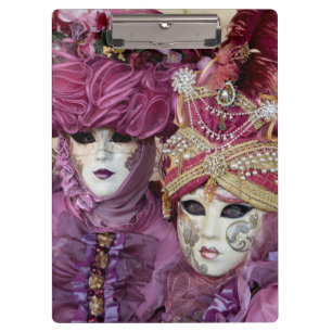 Porte-bloc Costume de Carnaval violet, Venise