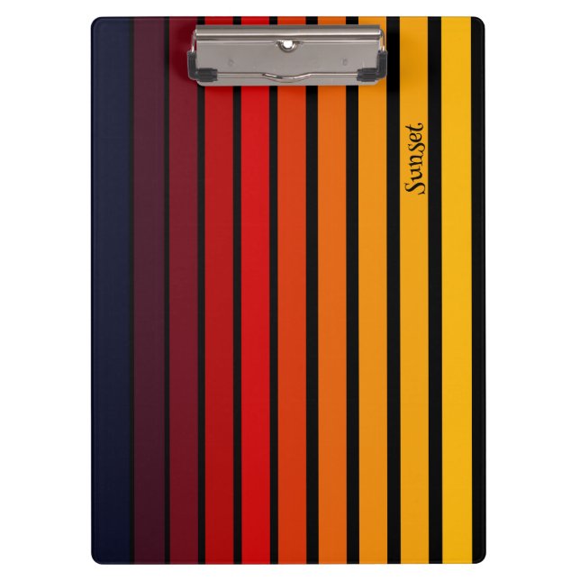 Porte-bloc Coucher du soleil (Devant)