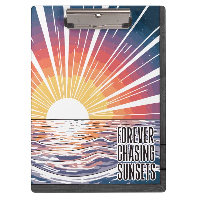 Porte-bloc Couchers de soleil à la recherche de tous (Devant)