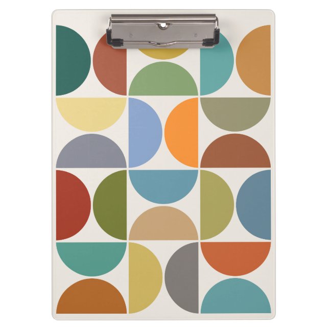 Porte-bloc Couleur des demi-cycles MCM sur crème (Devant)
