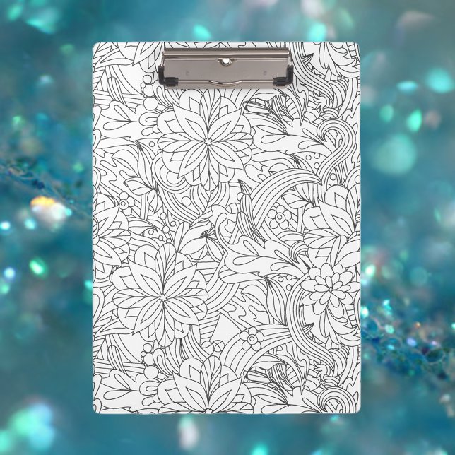 Porte-bloc Couleur moi dans ・ Motif de fleurs (Créateur téléchargé)