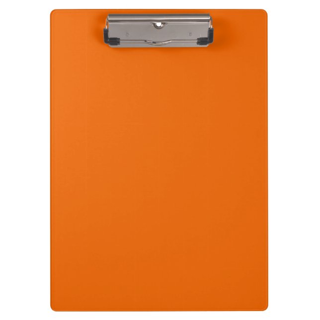 Porte-bloc Couleur orange solide | Hex# F06400 (Devant)