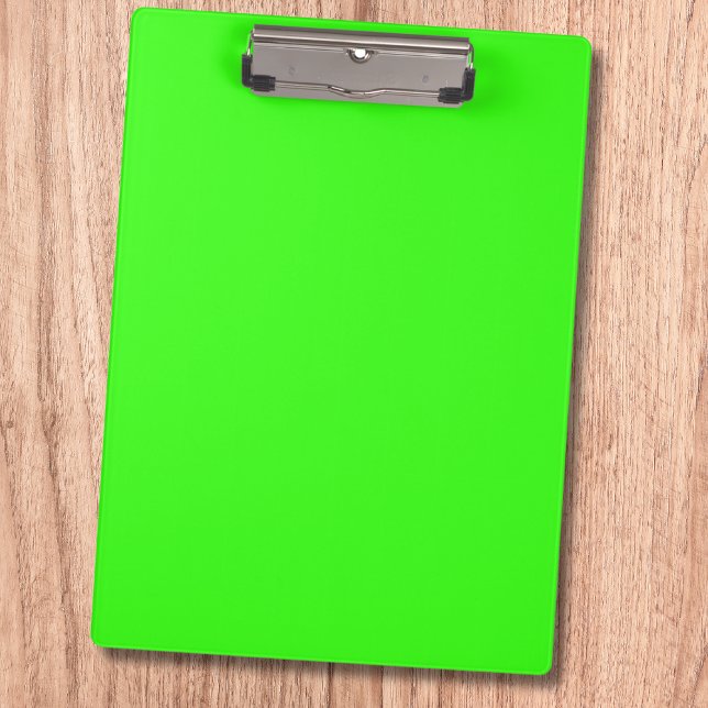 Porte-bloc Couleur solide verte néon | Classique (Créateur téléchargé)