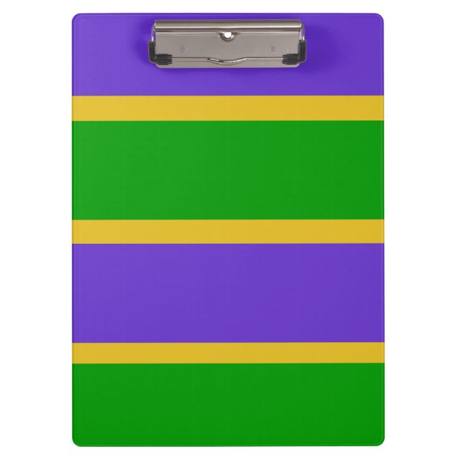 Porte-bloc Couleurs Mardi Gras (Devant)