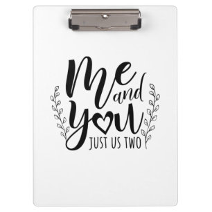 Porte-bloc Couple Cadeau Moi Et Vous Seulement Nous Deux