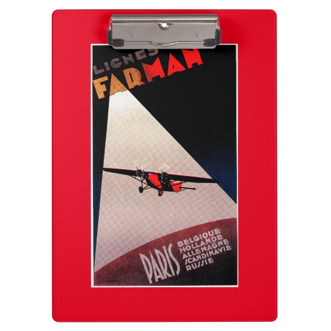 Porte-bloc Courrier de promo de monoplan de Farman 300 de (Devant)