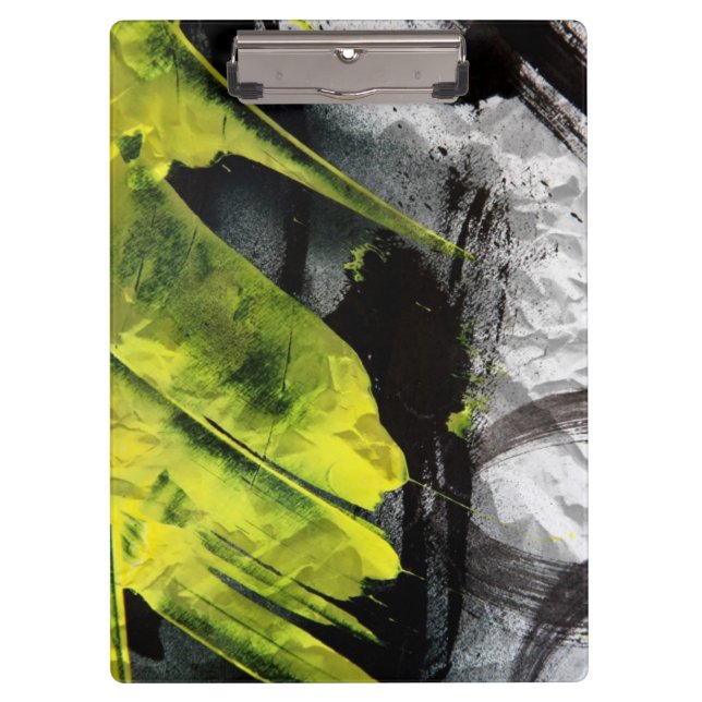 Porte-bloc Courses expressives de brosse de texture grunge (Devant)