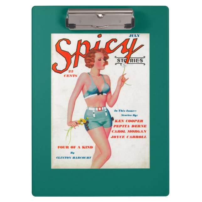 Porte-bloc Couverture de magazine épicée (Devant)