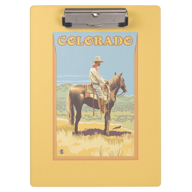 Porte-bloc Cowboy (vue de côté) le Colorado (Devant)