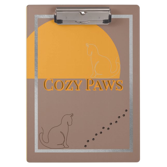 Porte-bloc Cozy Paws Clipboard (Devant)