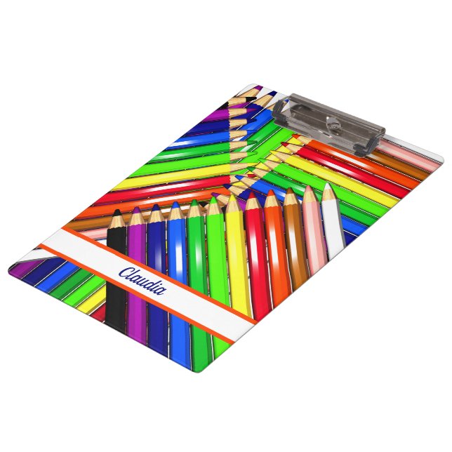 Porte-bloc crayons de couleur (Incliné)