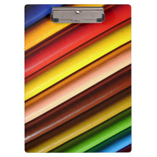 Porte-bloc Crayons de couleur arc-en-ciel