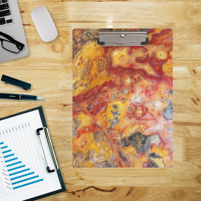 Porte-bloc Crazy Lace Agate Motif (In Situ)