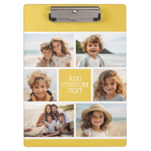 Porte-bloc Créer un collage photo personnalisé avec 6 photo