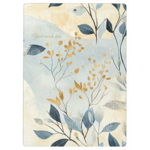 Porte-bloc Créez Votre Propre Minimaliste Floral Doré