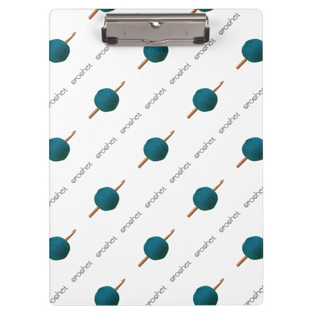 Porte-bloc Crochet et fil {N'importe quelle couleur} (Devant)