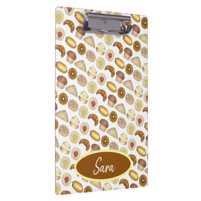 Porte-bloc Croissant en plateau de pâtisserie Danois Muffin (Swatch)