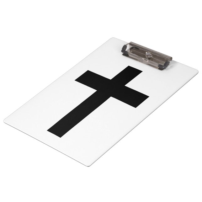 Porte-bloc Croix chrétienne (Incliné)