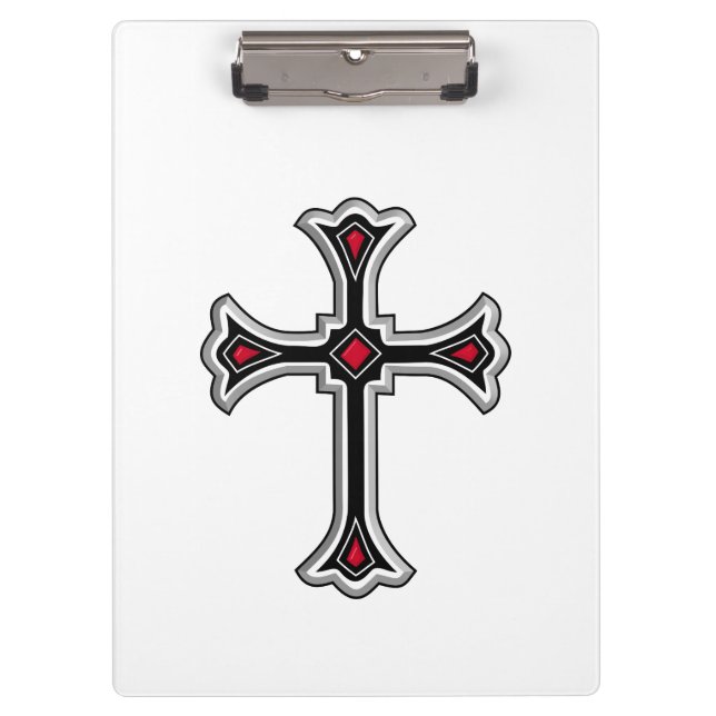 Porte-bloc Croix chrétienne (Devant)