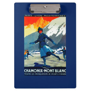 Porte-bloc Cru PosterEurope de Chamonix-Mont Blanc