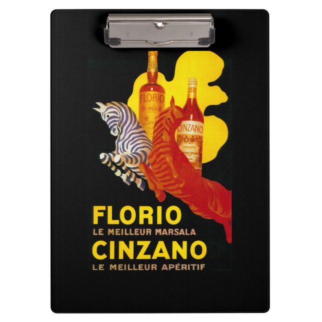 Porte-bloc Cru PosterEurope de Florio Cinzano (Devant)