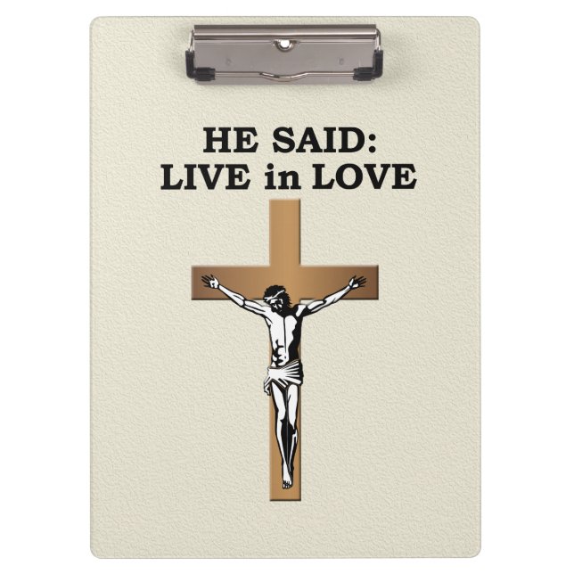 Porte-bloc Crucifix (Devant)