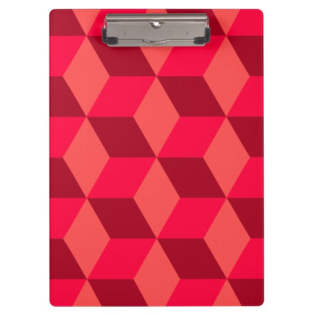 Porte-bloc Cubes rouges (Devant)