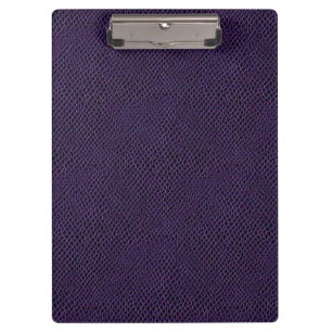 Porte-bloc Cuir pourpre de peau de serpent