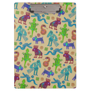Porte-bloc Culture Mexicain Africain Motif Tribal Primitif 1