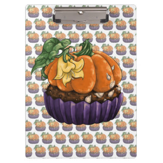 Porte-bloc Cupcake Citrouille